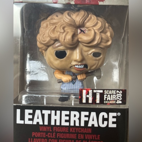 Leatherface Texas Chainsaw Massacre Funko.PocketPop Keychain Charm ScareFair NIB - Picture 3 of 7